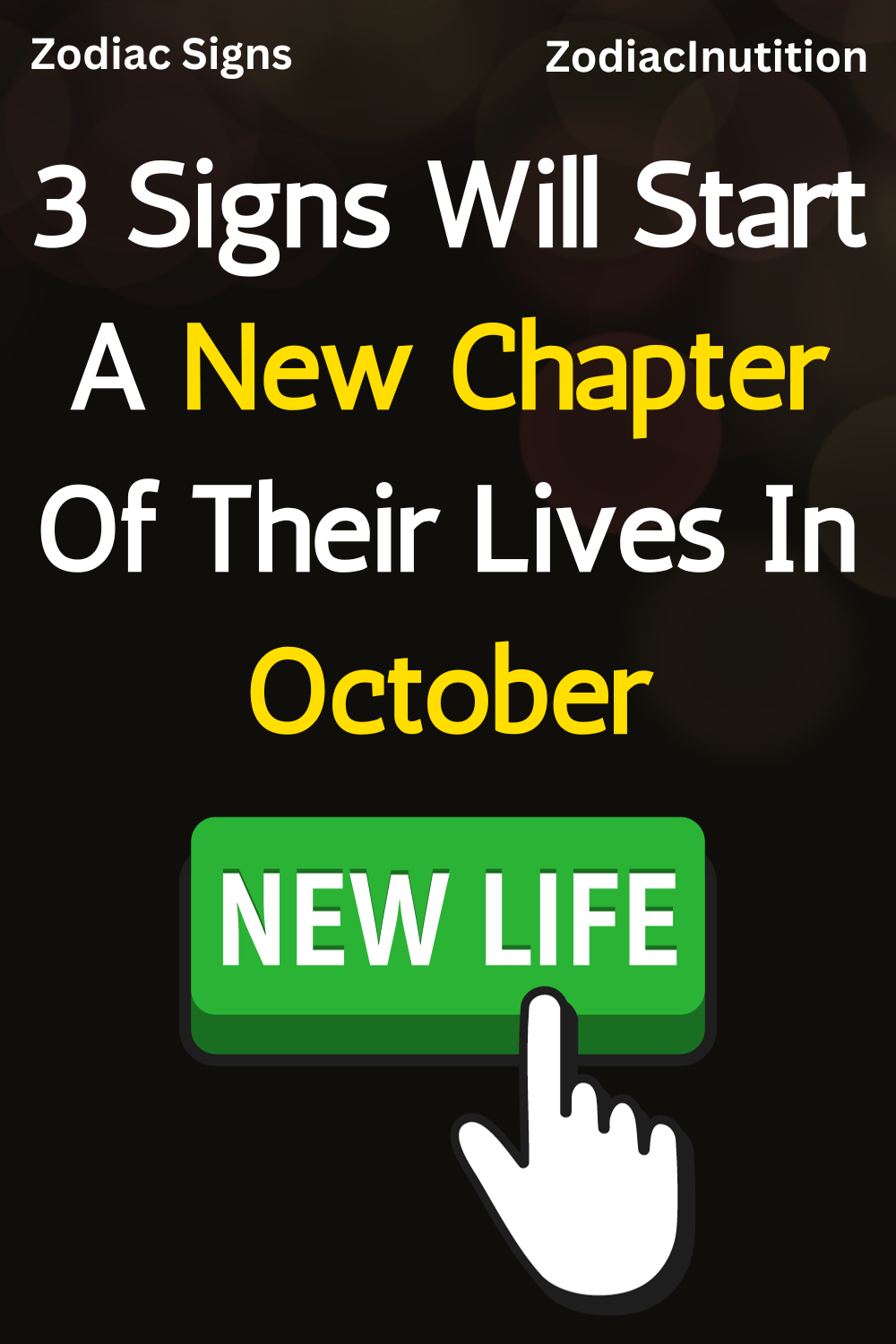 3 Signs Will Start A New Chapter Of Their Lives In October