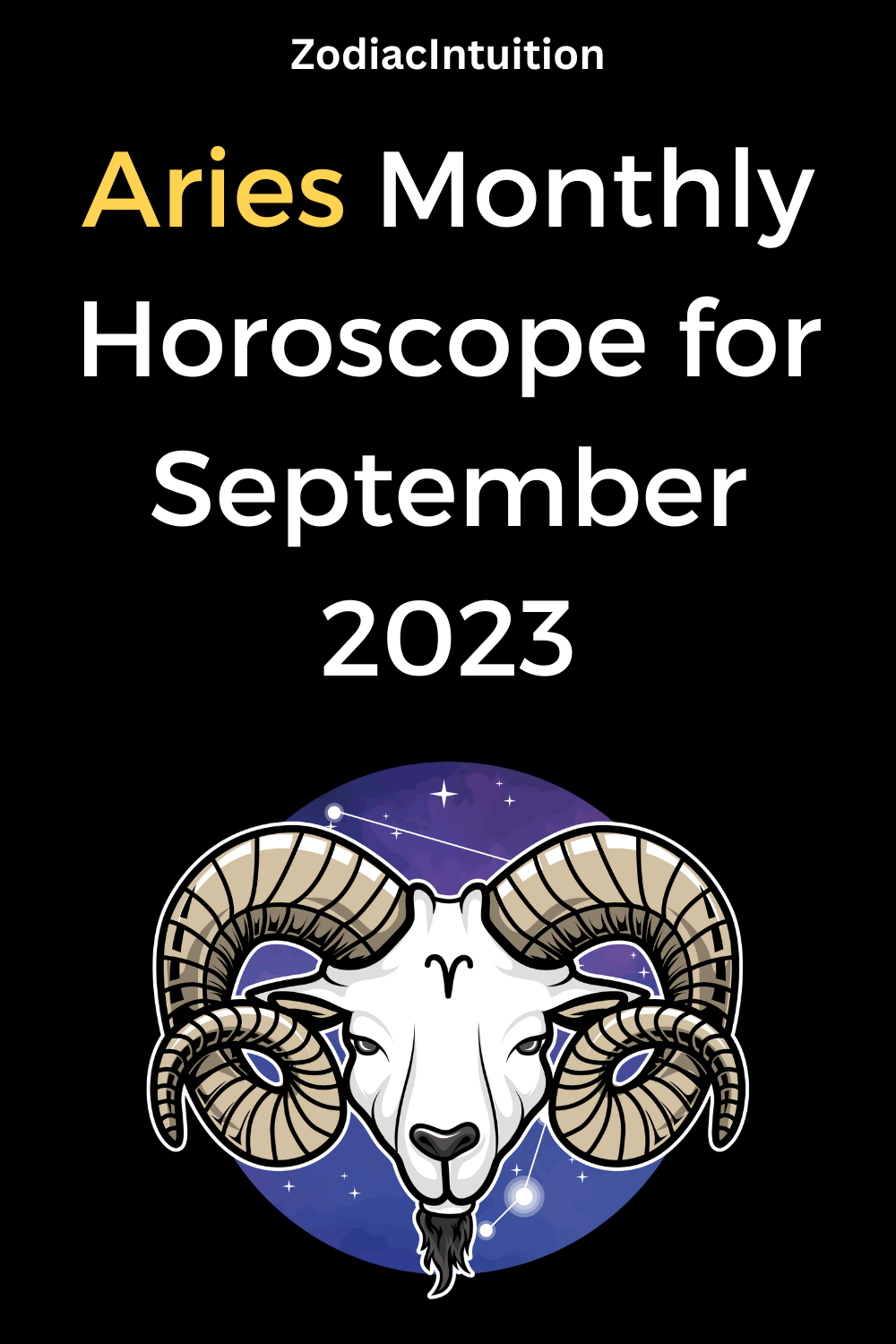 Aries Monthly Horoscope for September 2023