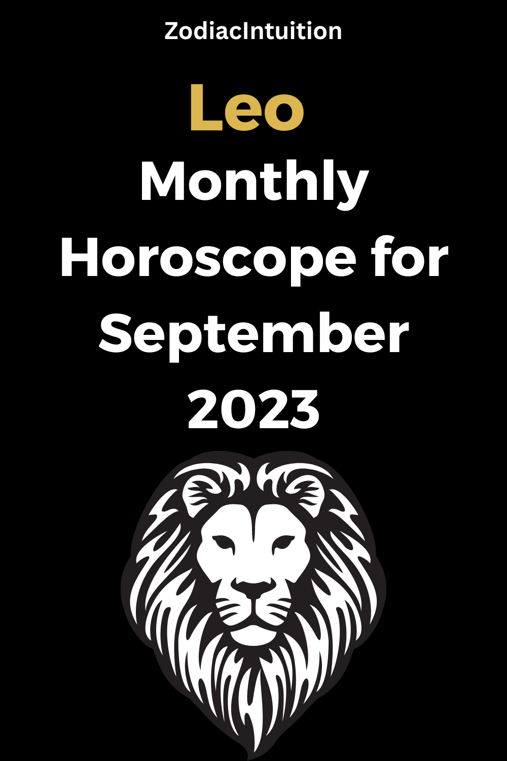 Leo Monthly Horoscope for September 2023