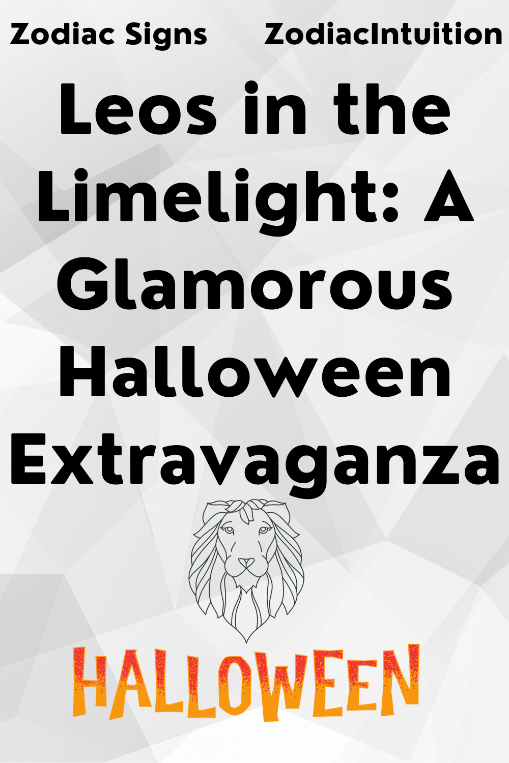 Leos in the Limelight: A Glamorous Halloween Extravaganza