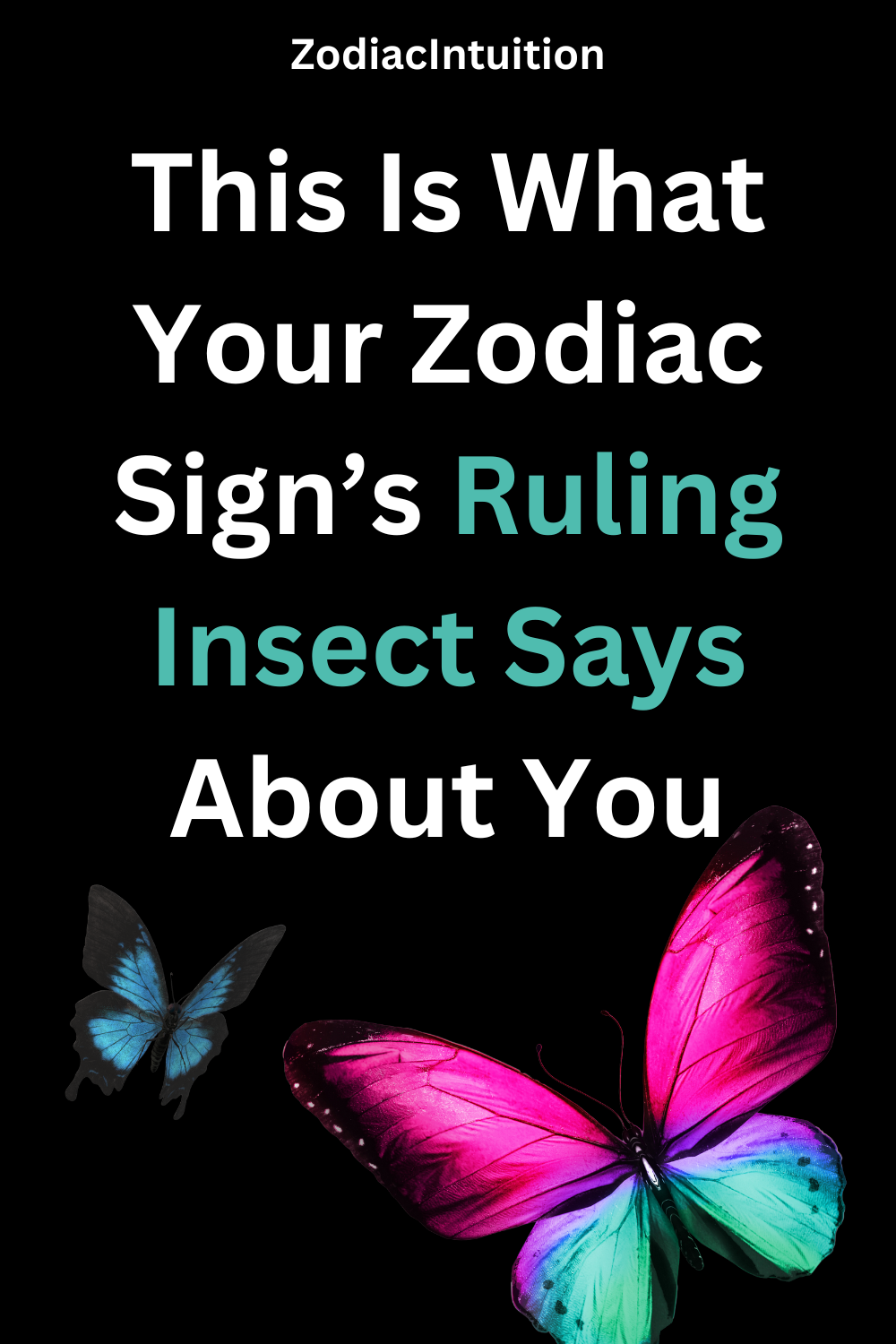 This Is What Your Zodiac Sign’s Ruling Insect Says About You