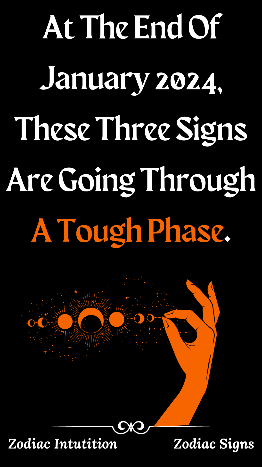 At The End Of January 2024, These Three Signs Are Going Through A Tough Phase.