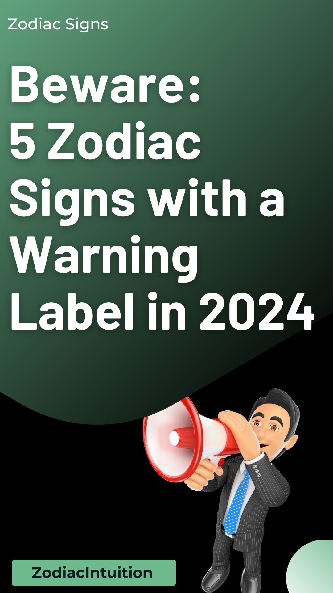 Beware: 5 Zodiac Signs with a Warning Label in 2024