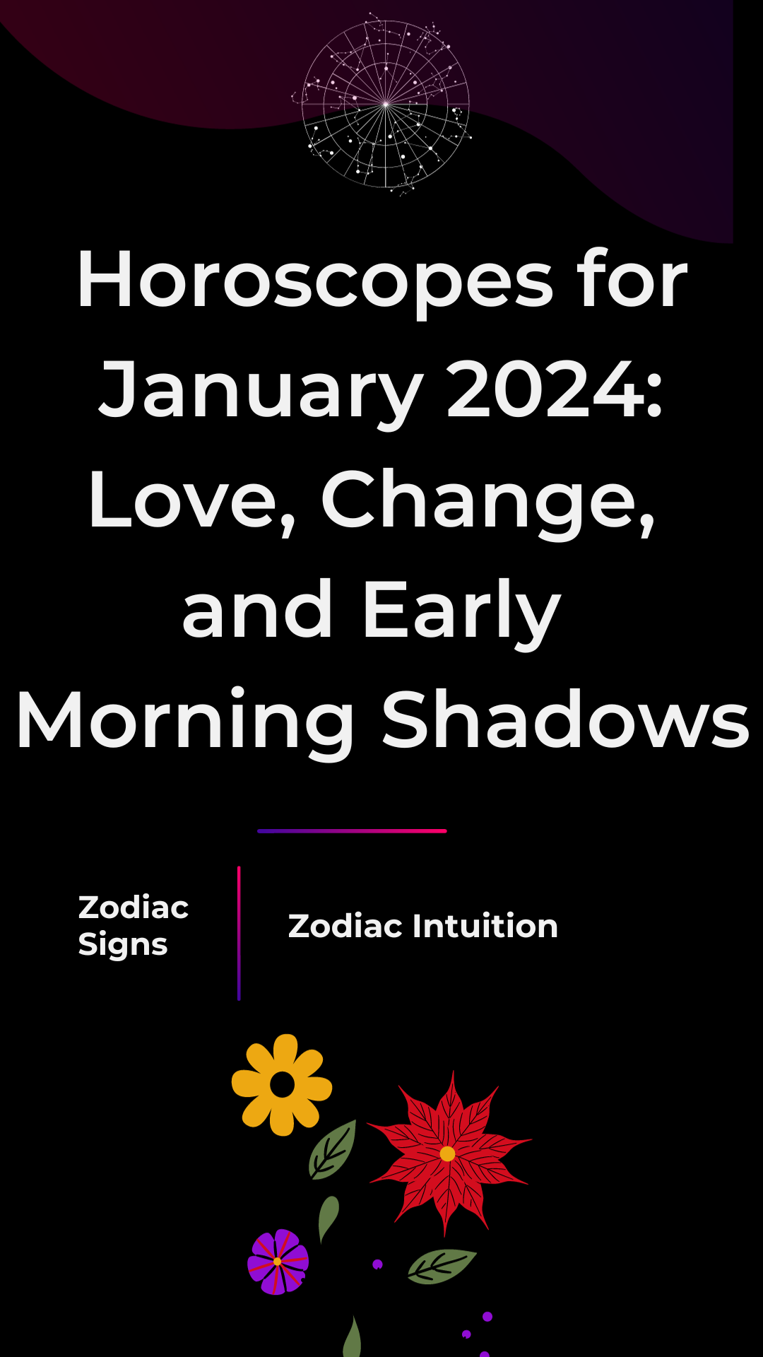 Horoscopes for January 2024: Love, Change, and Early Morning Shadows