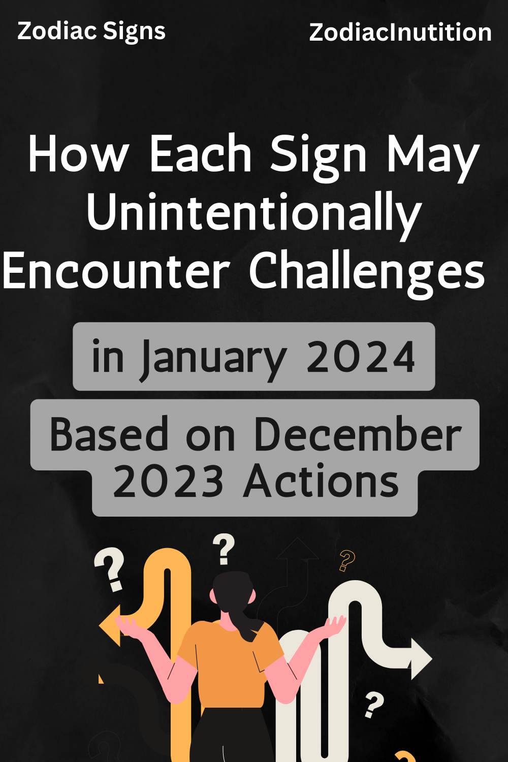 How Each Sign May Unintentionally Encounter Challenges in January 2024 Based on December 2023 Actions