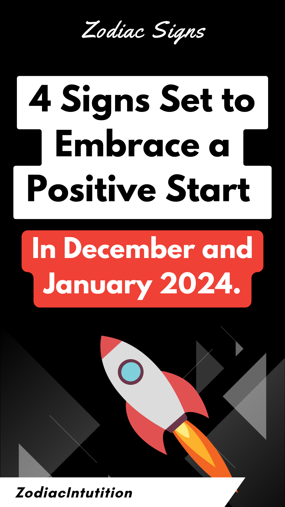 4 Signs Set to Embrace a Positive Start in December and January 2024.