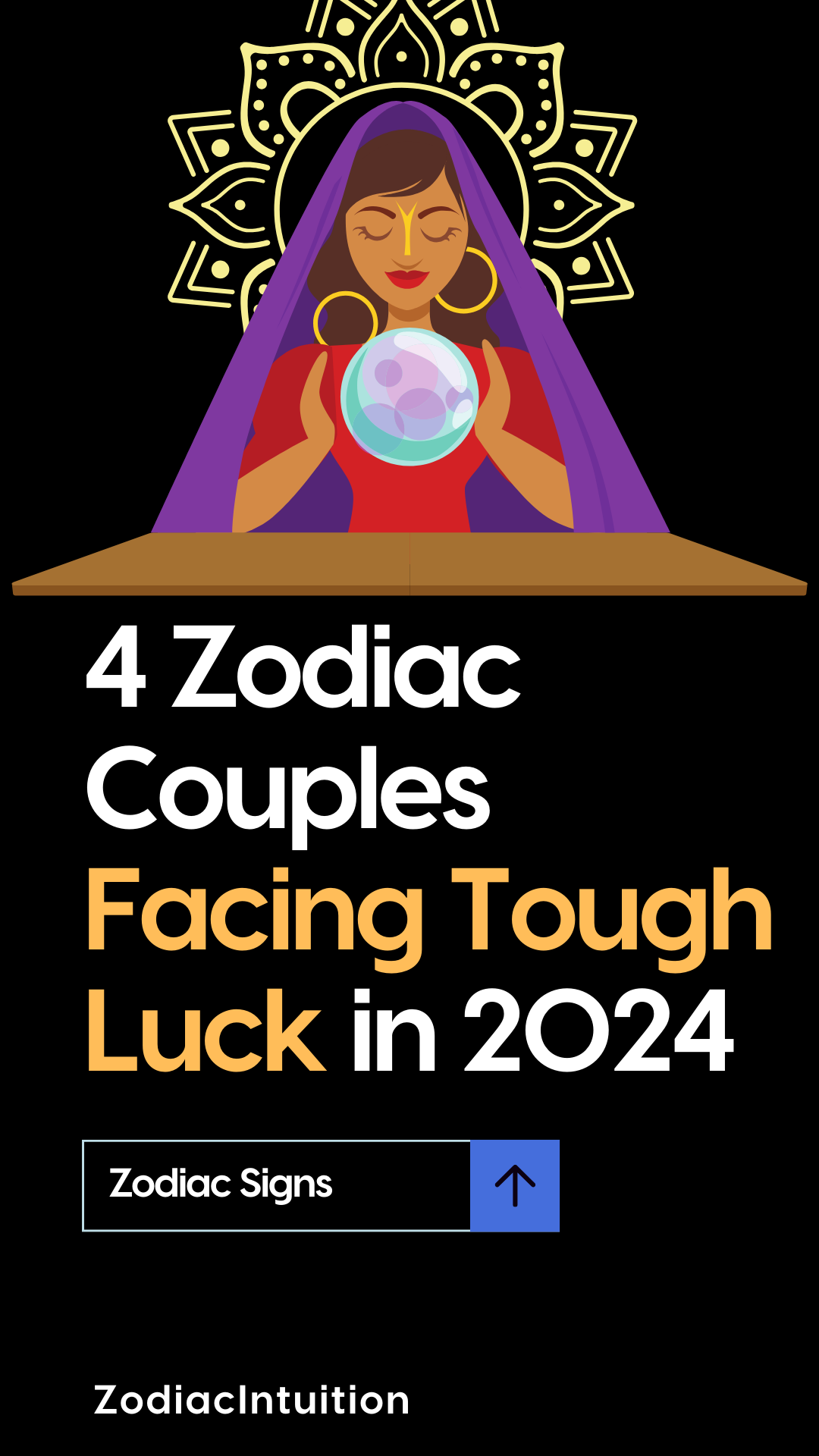 4 Zodiac Couples Facing Tough Luck in 2024