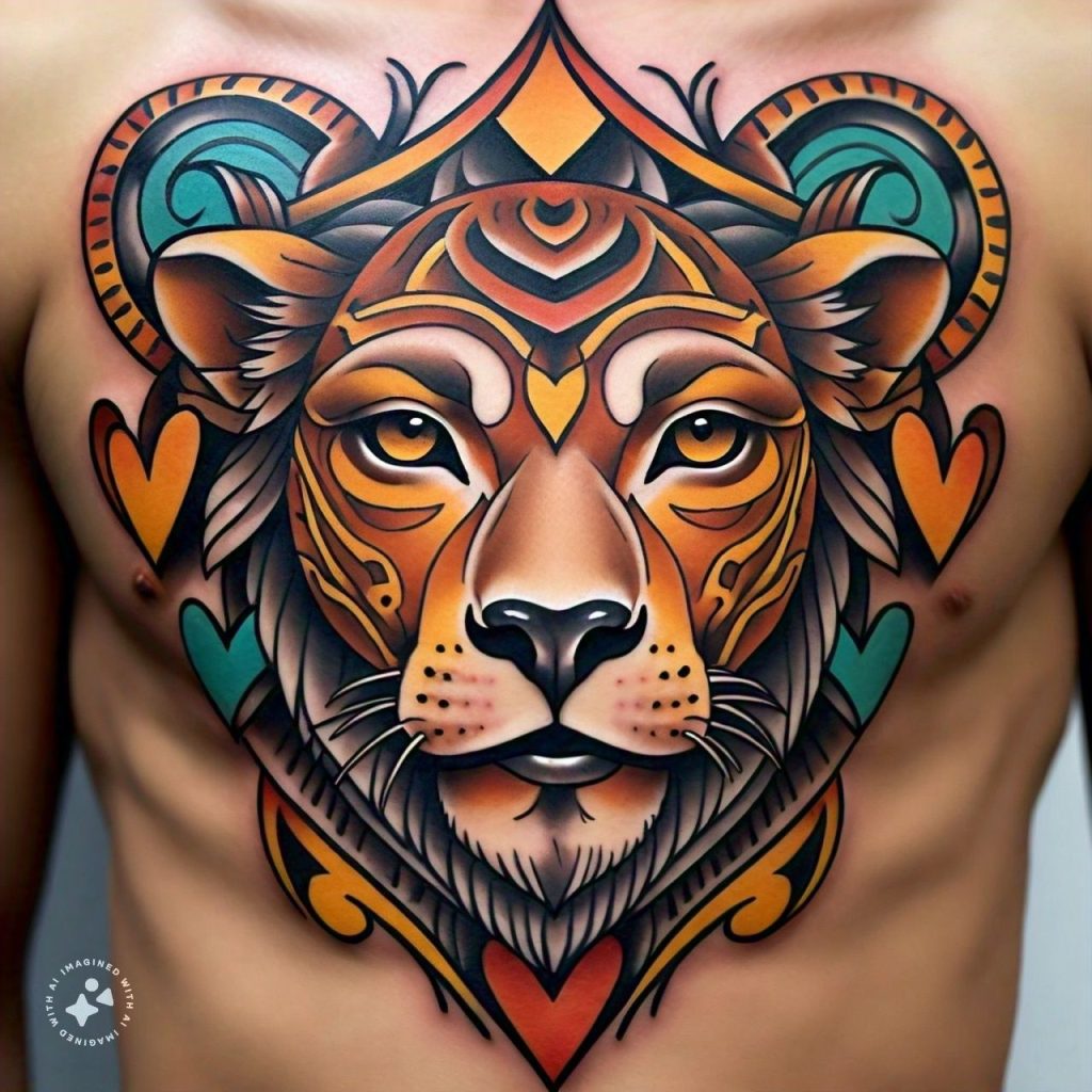 15 Uniquely Georgies Leo Zodiac Sign Tattoos