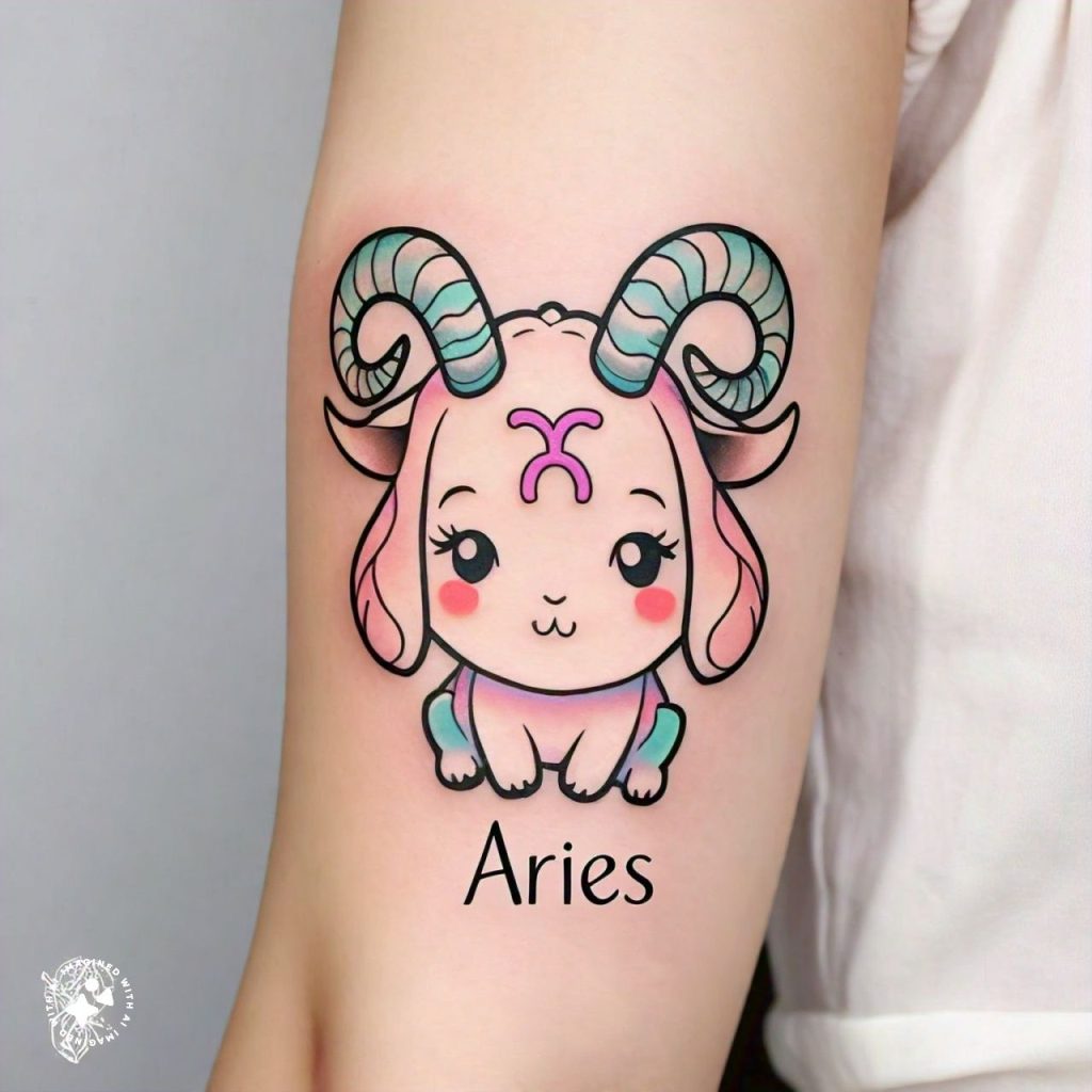 15 Uniquely Georgies Aries Zodiac Sign Tattoos