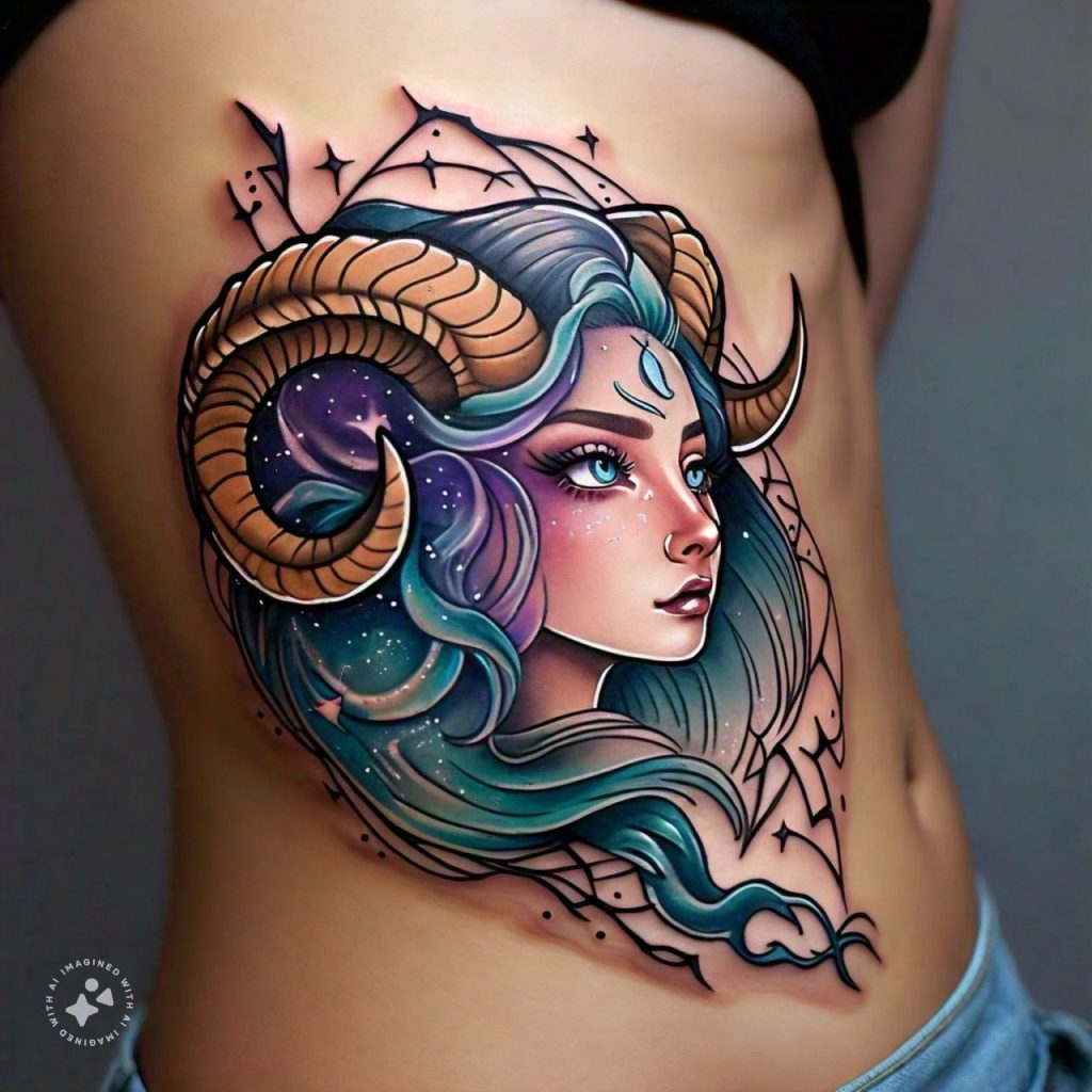 15 Uniquely Georgies Aries Zodiac Sign Tattoos