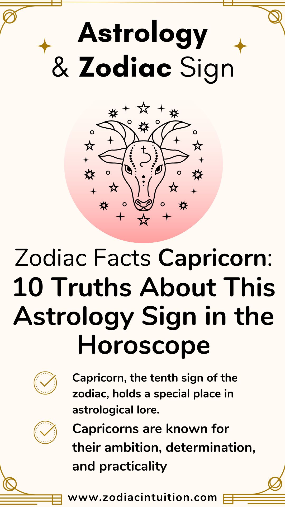 Zodiac Facts Capricorn: 10 Truths About This Astrology Sign in the Horoscope