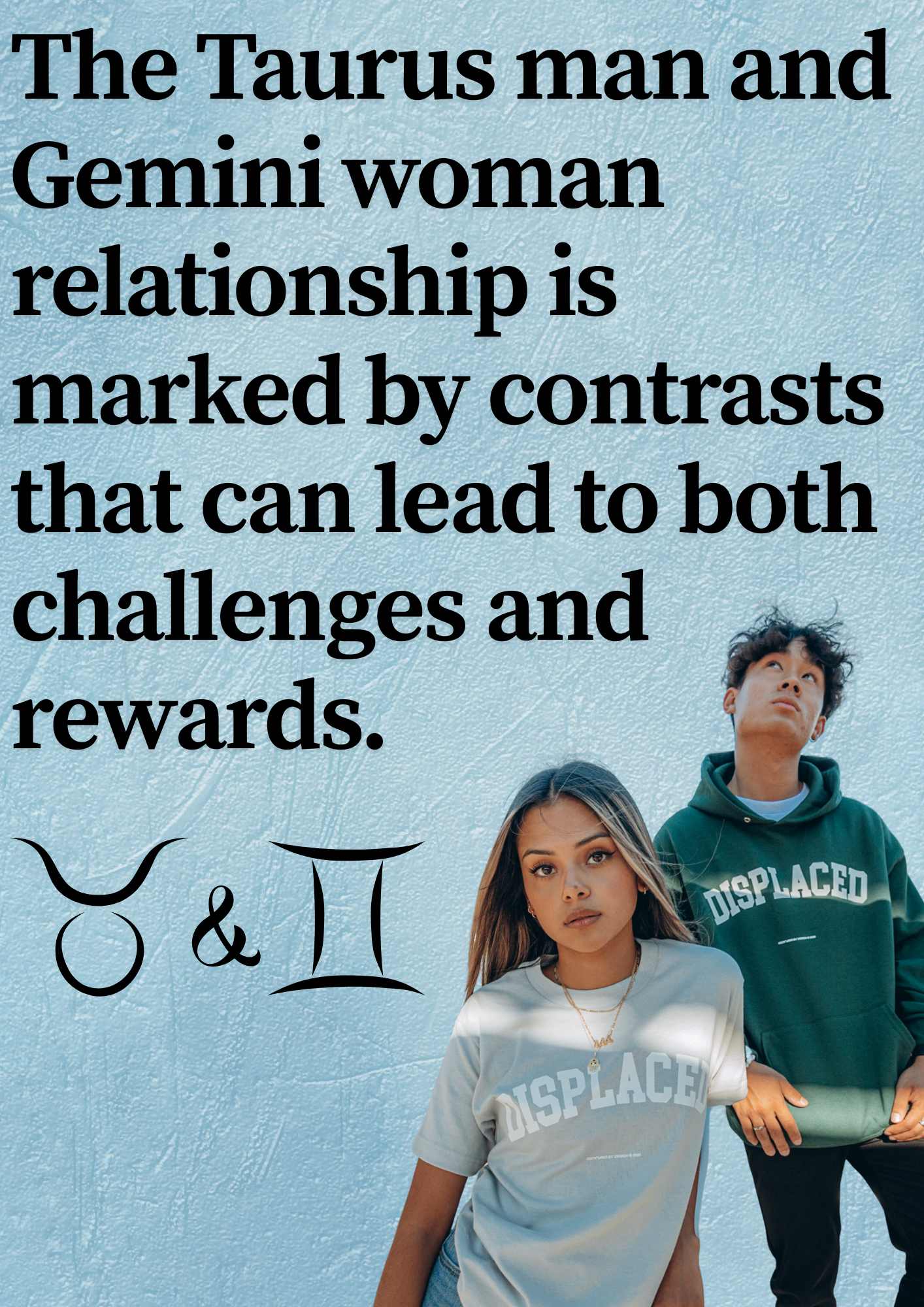 Taurus Man Gemini Woman: Challenging But Rewarding