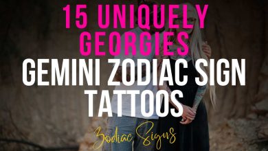 15 Uniquely Georgies Gemini Zodiac Sign Tattoos