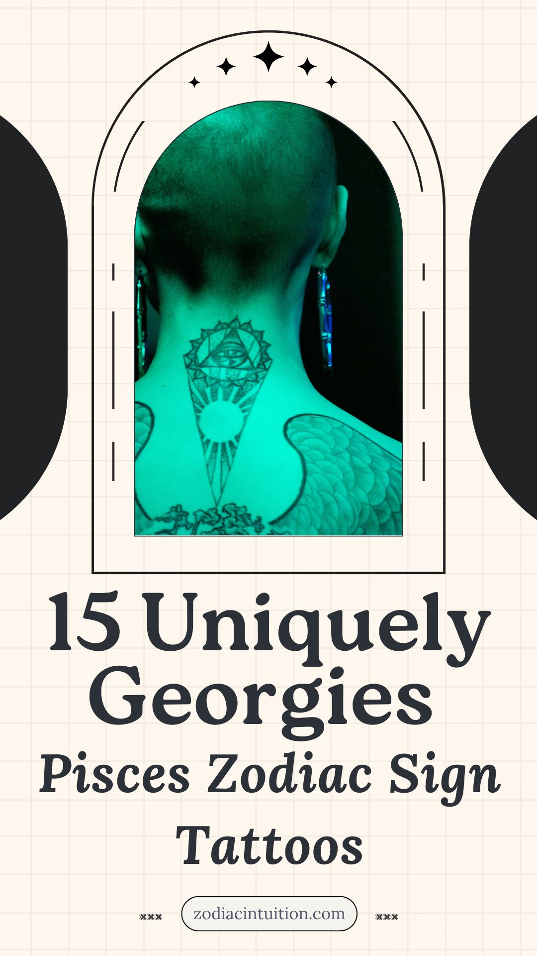 15 Uniquely Georgies Pisces Zodiac Sign Tattoos