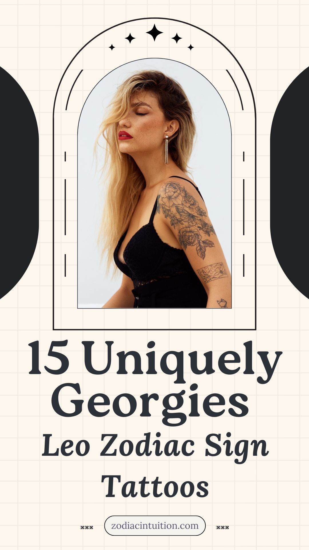 15 Uniquely Georgies Leo Zodiac Sign Tattoos