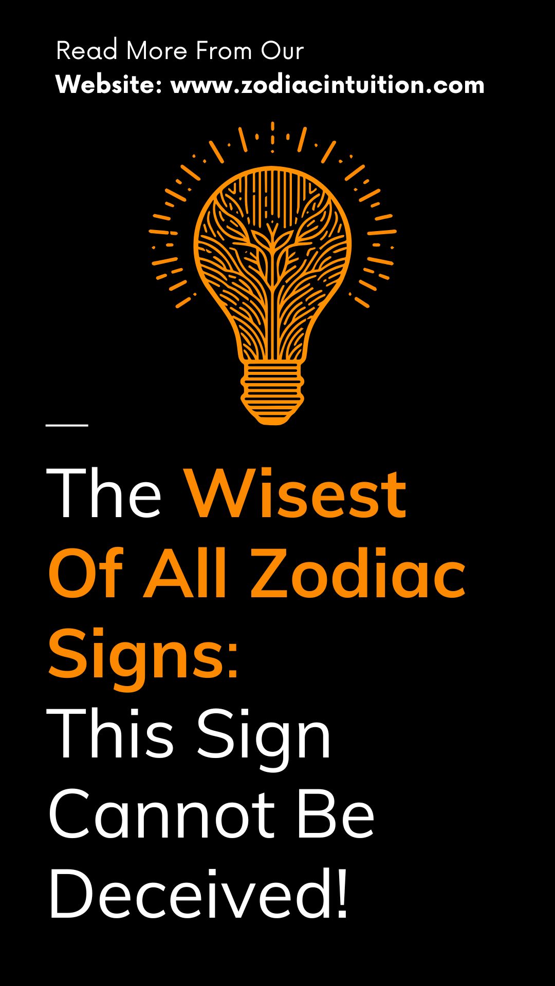The Wisest Of All Zodiac Signs: This Sign Cannot Be Deceived!