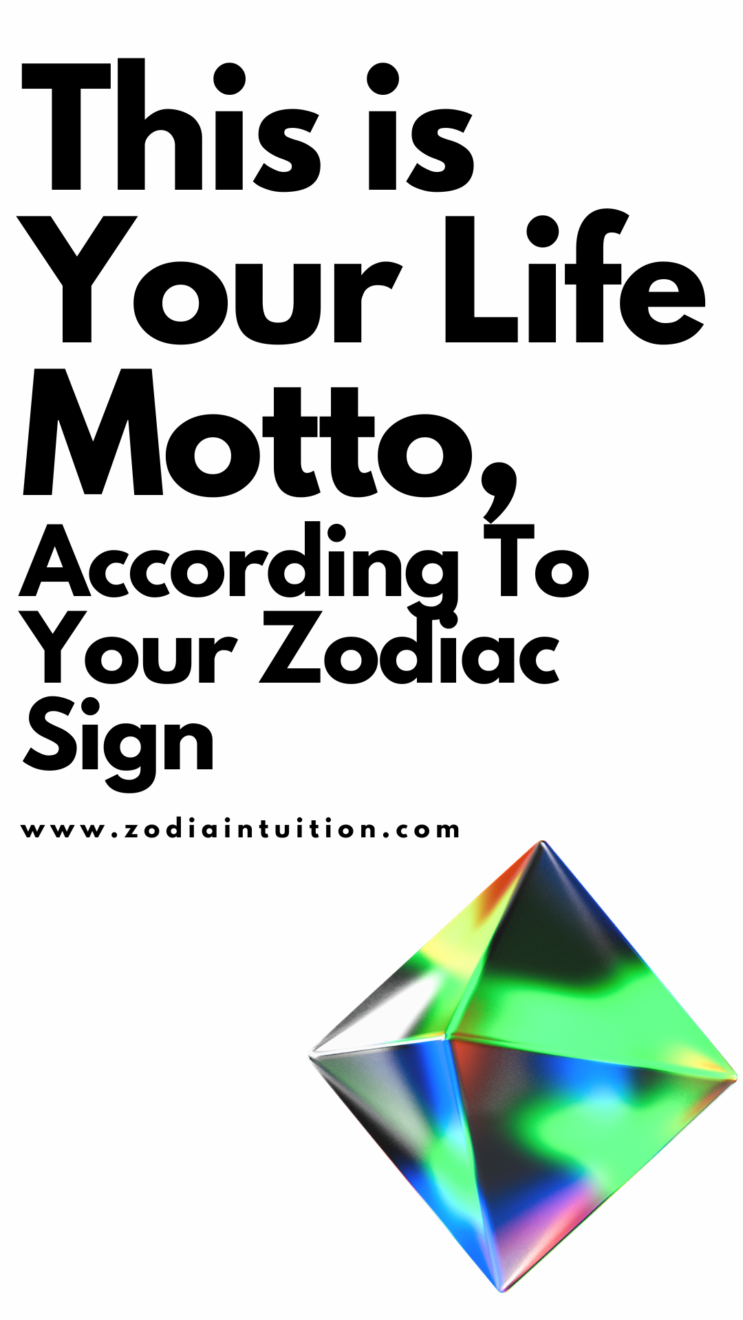 This is Your Life Motto, According To Your Zodiac Sign